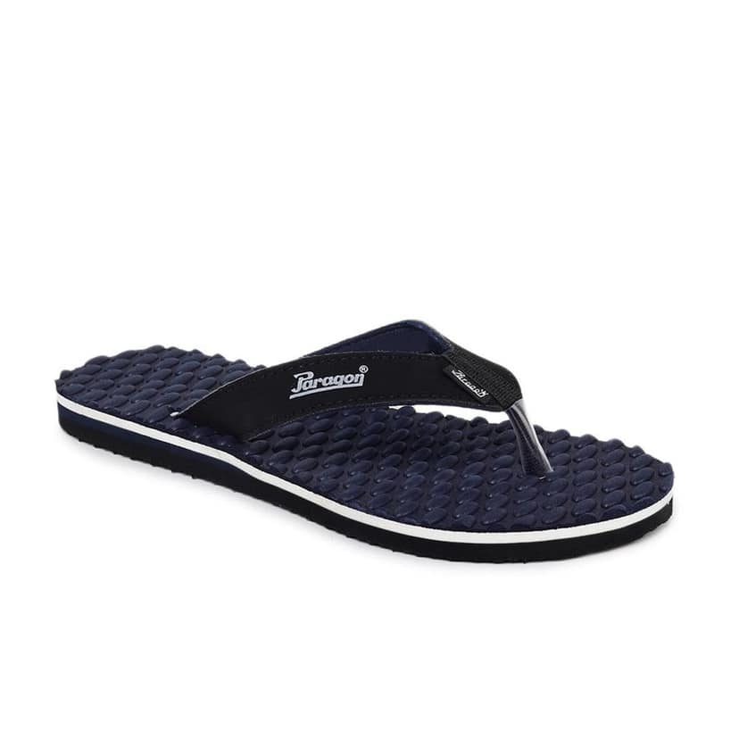 women's Dark Blue Flip-Flops view 2