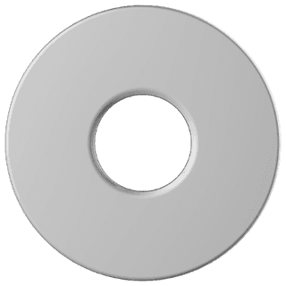 PT-07 S.S. Round Flat Wall Flange (Pillar Tap)