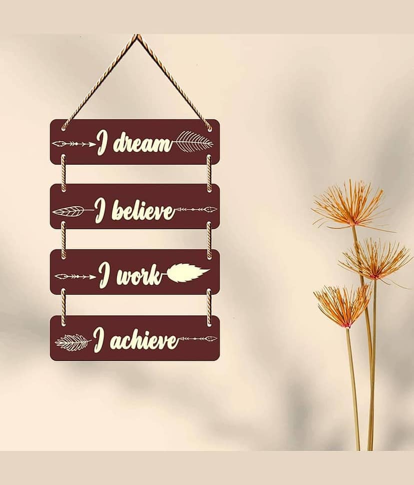 Saf Wood Wall Sculpture Multi - Pack of 1 view 2