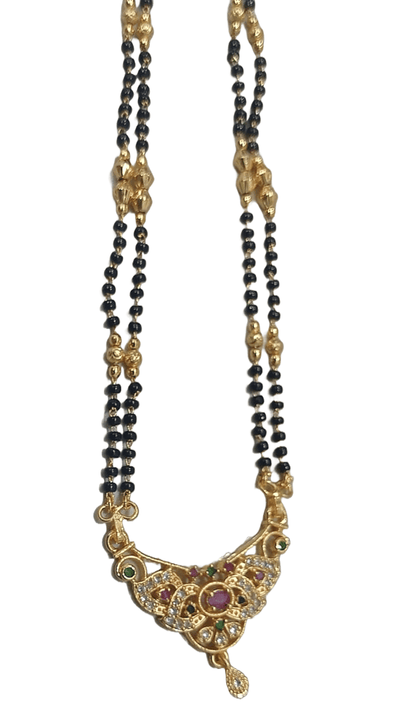 22K Gold Plated Traditional Indian Mangalsutra view 2