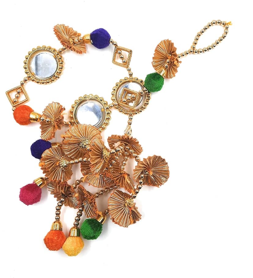 Light weight Jhumka & Mirror Punjabi Parandi/Patiyala Sahi Paranda view 7