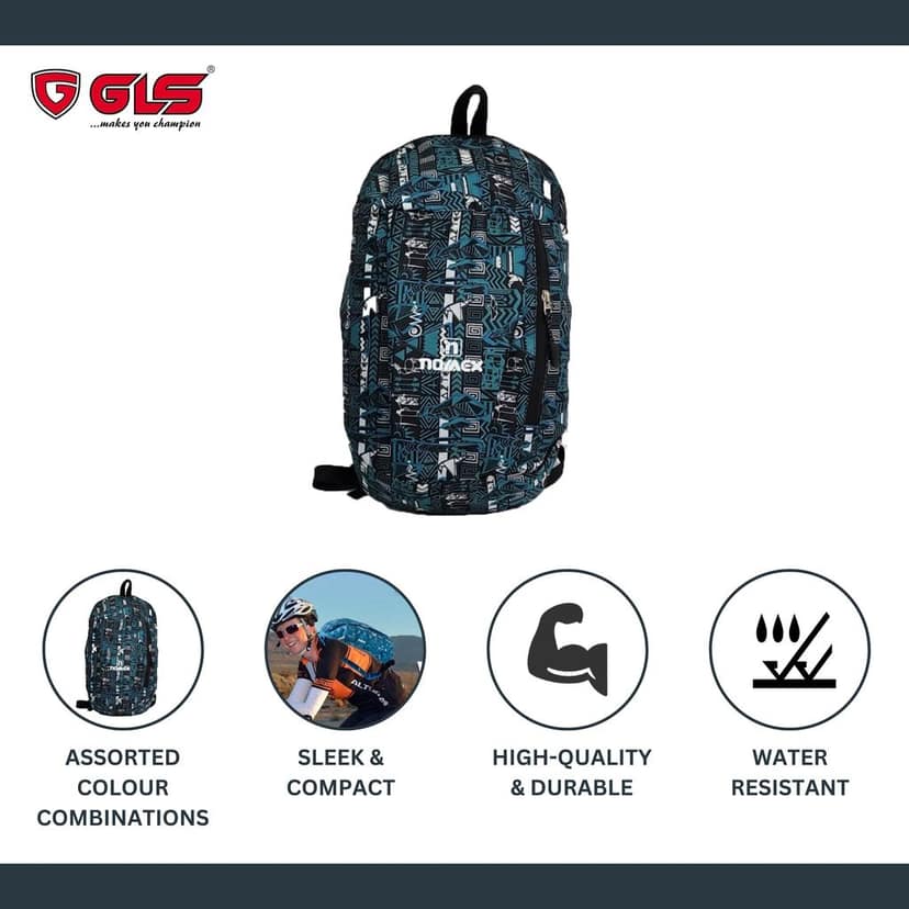 GLS Pulse Junior Extra Light Weight Bag with Two Compartment and Adjustable Strap and PU Fabric view 5