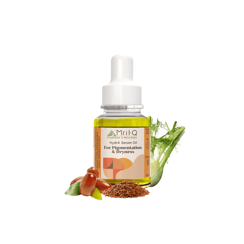 MrilQ Hydra Oil Serum | 12 hours Hydration & Glow | Daily Use | Normal, Dry, Combination & Matured skin