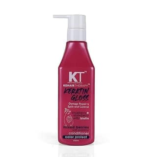 Keratin Gloss Conditioner | With Blueberry, Strawberry & Biotin Extracts | Damage Repair & Split-End Control | Sulfate-Free, Paraben-Free | 250ml