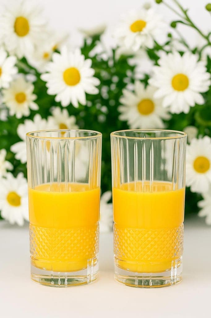 Premium Crystal Juice and Water Glasses | 280 ML | Long Elegant Drinking Tumbler | Stylish Round Highball Glass for Cocktails, Mocktail (Perfect for Guest) Pack of 6 view 2