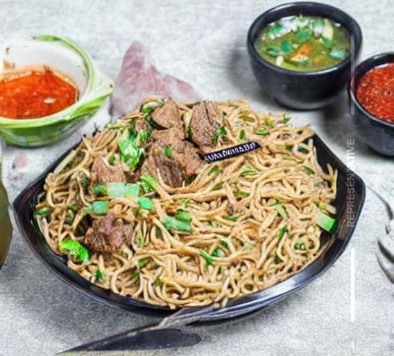 Schezwan Mutton Noodles