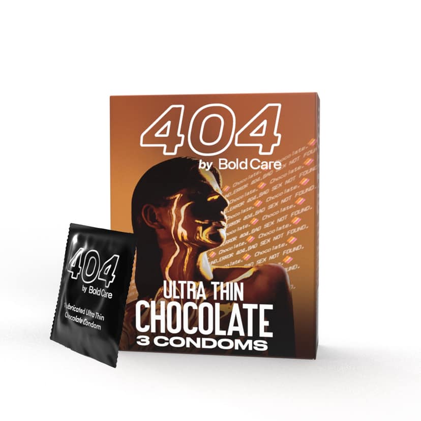 Bold Care Super Ultra Thin Chocolate Flavour Condoms - Only 60 Microns Thin - Electronically Tested