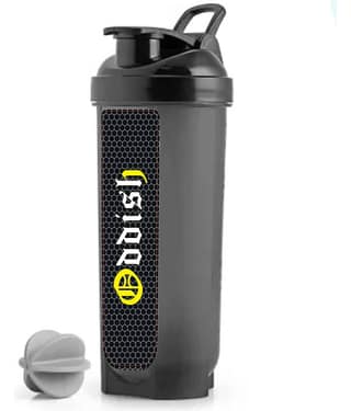 Oddish way to fitness Plastic Black 700 mL Shaker,Bottle,Sipper ( Pack of 1 )