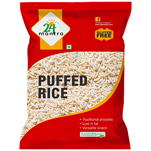 24 Mantra Organic - Puffed Rice/Kadle Puri, 200 g Pouch