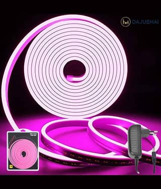 DAJUBHAI White 5Mtr Neon Light ( Pack of 1 )