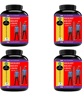 Hindustan Herbal HITE RIGHT GROW 120 no.s Capsule Pack of 4