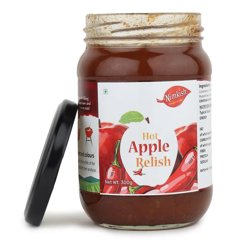 Nimkish Hot Apple Chutney | 300g | Himalayan Artisan Chutney | No Preservatives | Made in Kullu view 4