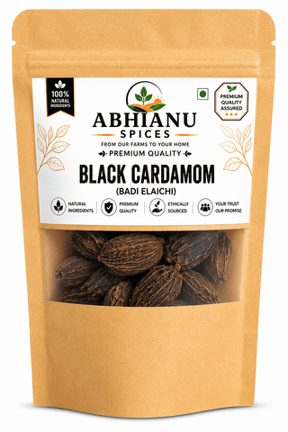 Abhianu Spices Black Cardamom Whole Pods