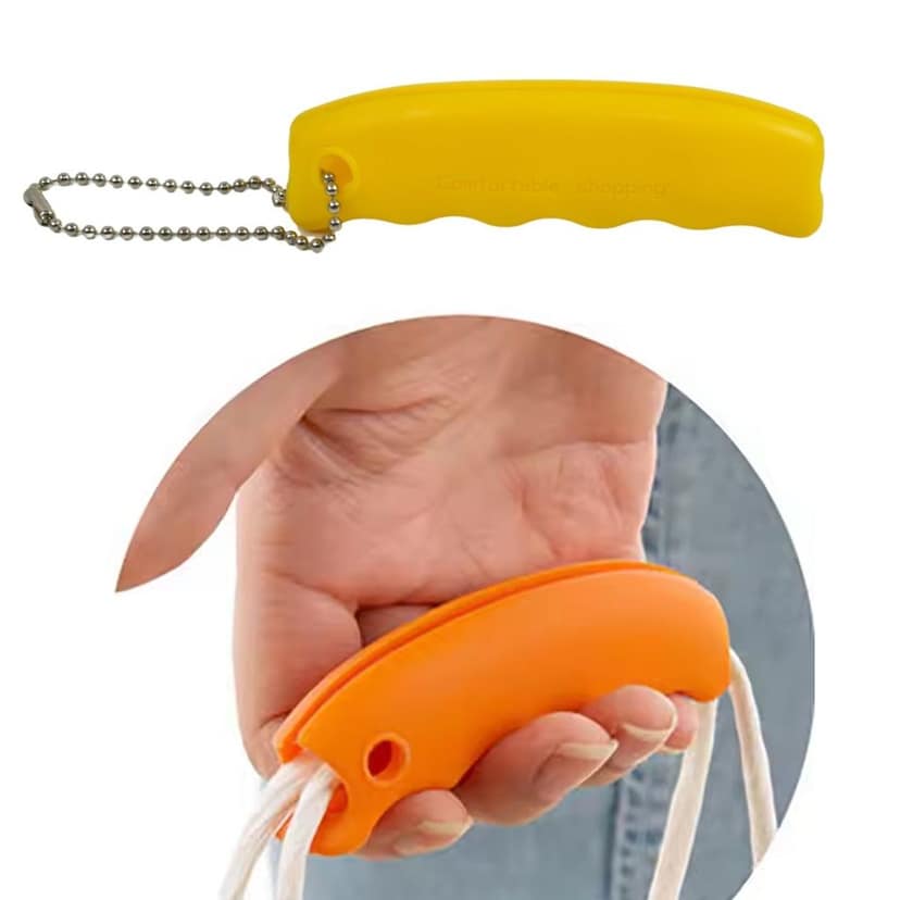 Silicone Portable Bag Device Bag Filter Hand Shopping Bag Carry Tool Key Chain (1 Pc) view 3