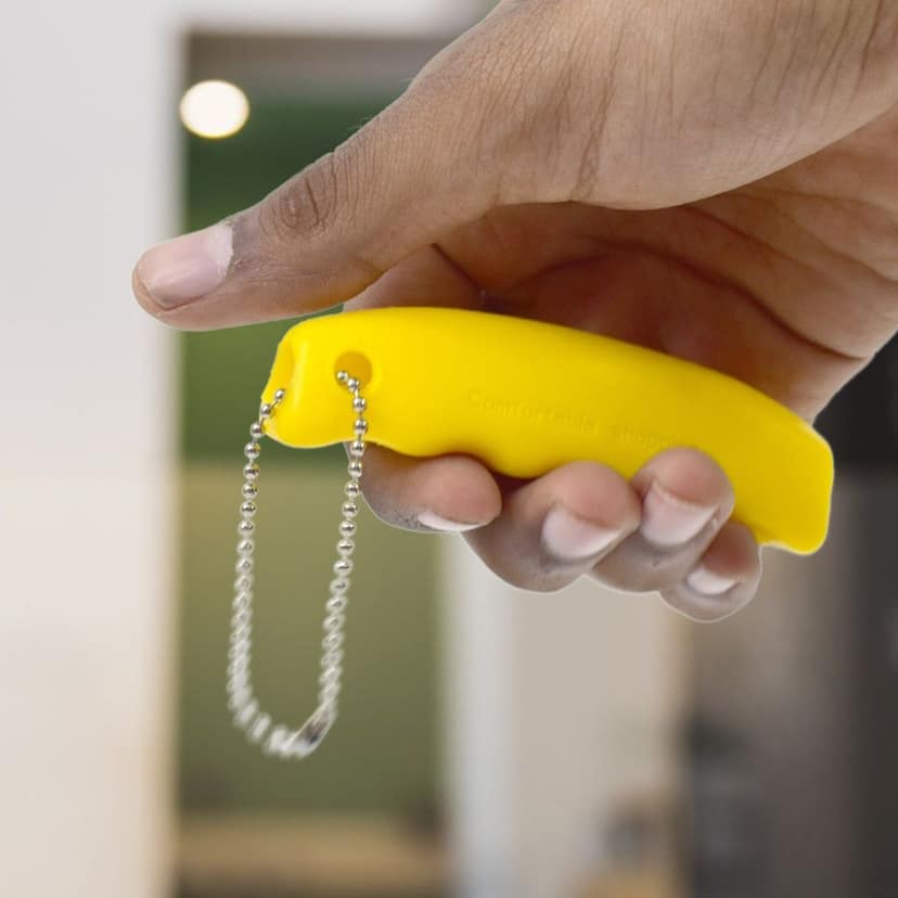 Silicone Portable Bag Device Bag Filter Hand Shopping Bag Carry Tool Key Chain (1 Pc) view 4