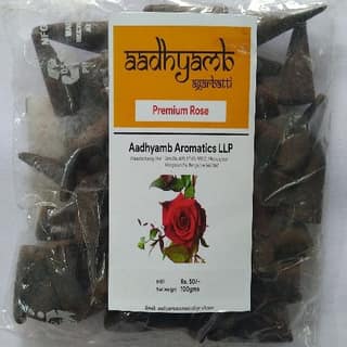 Dhoop Cones Premium Rose, 100 gm - Pack of 2