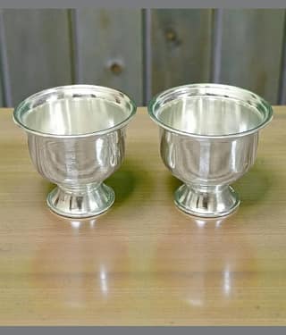 Sigaram Kumkum Box 2 Plain Kum Kum Cup ( Pack of 2 )