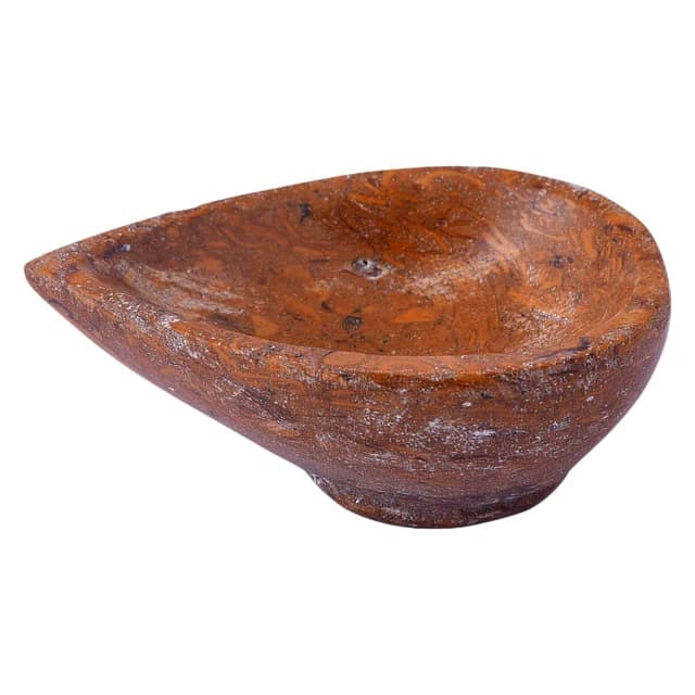 Deepak, Handmade Diya for Temple, Ramlala, Diwali, Navratri Pooja and Festival Decoration Lightning Diya(KI_118) by Krishna Impex