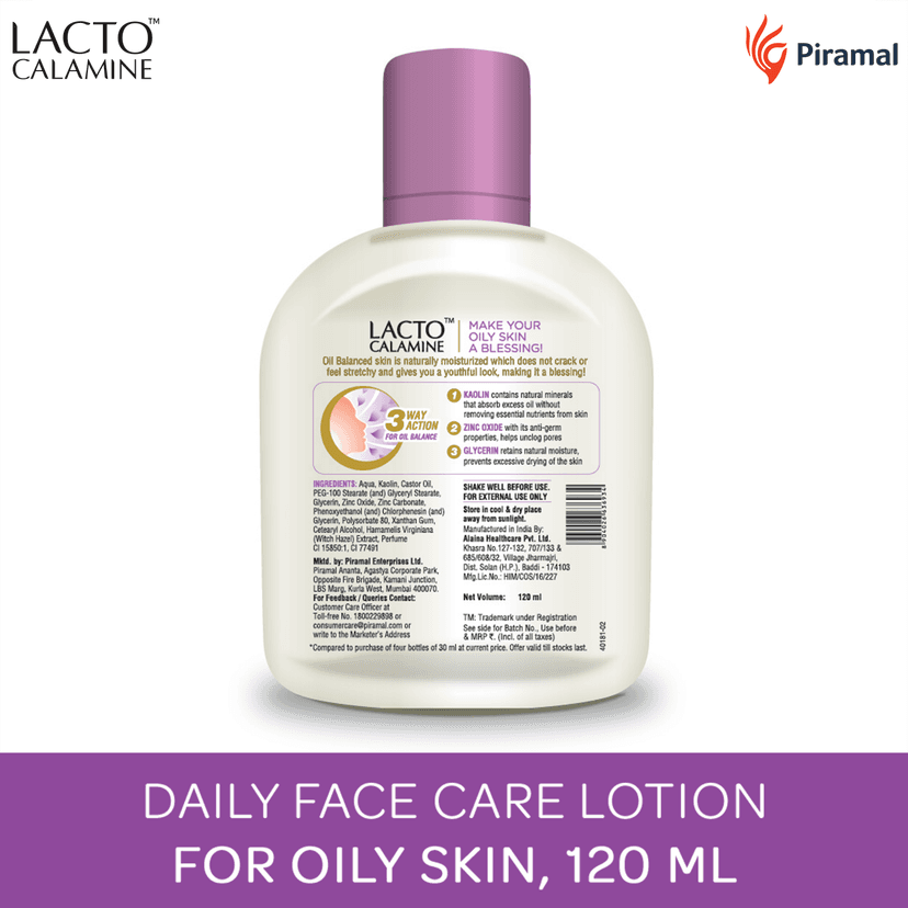 Lacto Calamine Face Lotion For Oil Balance - Oily Skin view 2