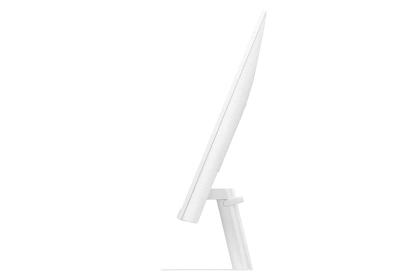 Samsung 32" (80 cm) 4K M7 Vision AI Smart Monitor|UHD 3840 x 2160|Smart TV Experience with AI|Type-C|Apple AirPlay|Gaming Bar|Remote|Speakers|Wi-Fi|Bluetooth|AI Picture & Sound|LS32FM701UWXXL|White view 3