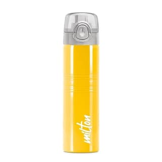 MILTON Vogue 1000 Stainless Steel Water Bottle with One Touch Safety lock (750ml)