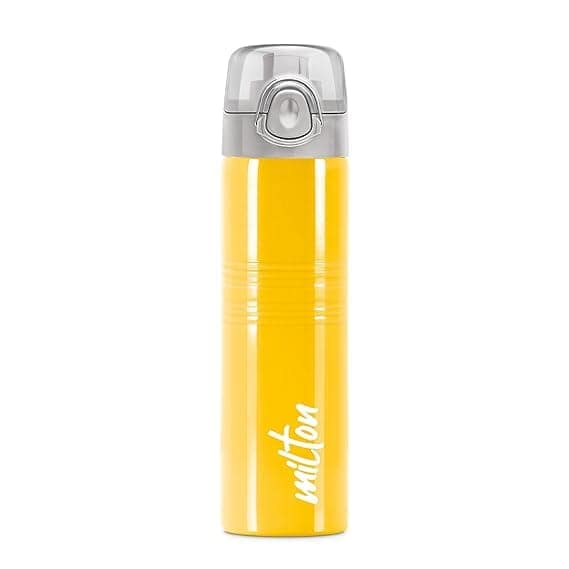 MILTON Vogue 1000 Stainless Steel Water Bottle with One Touch Safety lock (750ml)