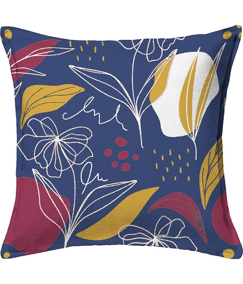 Houzzcode - Water Repellent Multi Polyester Pillow Covers 40x40x3 ( Pack of 1 )