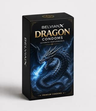 BelvianX Dragon Condome For Men 6-inch Durable Size Skin-Friendly Comfortable Fit – Single Piece | Ultra Soft | Long Lasted | Extra size