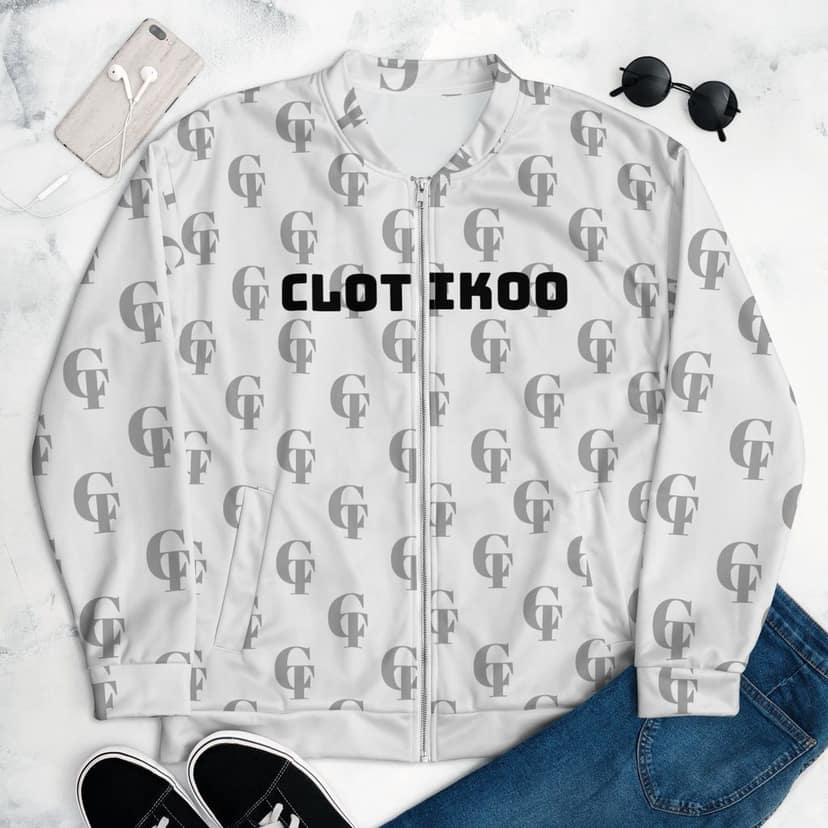 Clothikoo Brand Print in Unique Design Bomber Jacket view 7