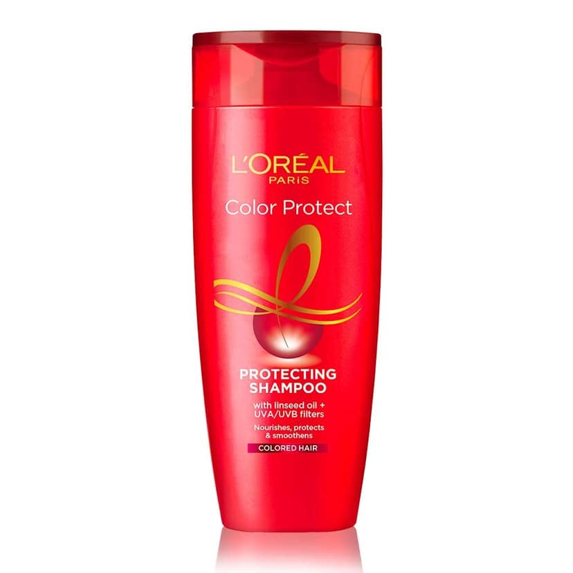 L'Oreal Paris Shampoo, Vibrant & Revived Colour, For Colour-Treated Hair, Protects From Uva & Uvb, Colour Protect, 180 Ml