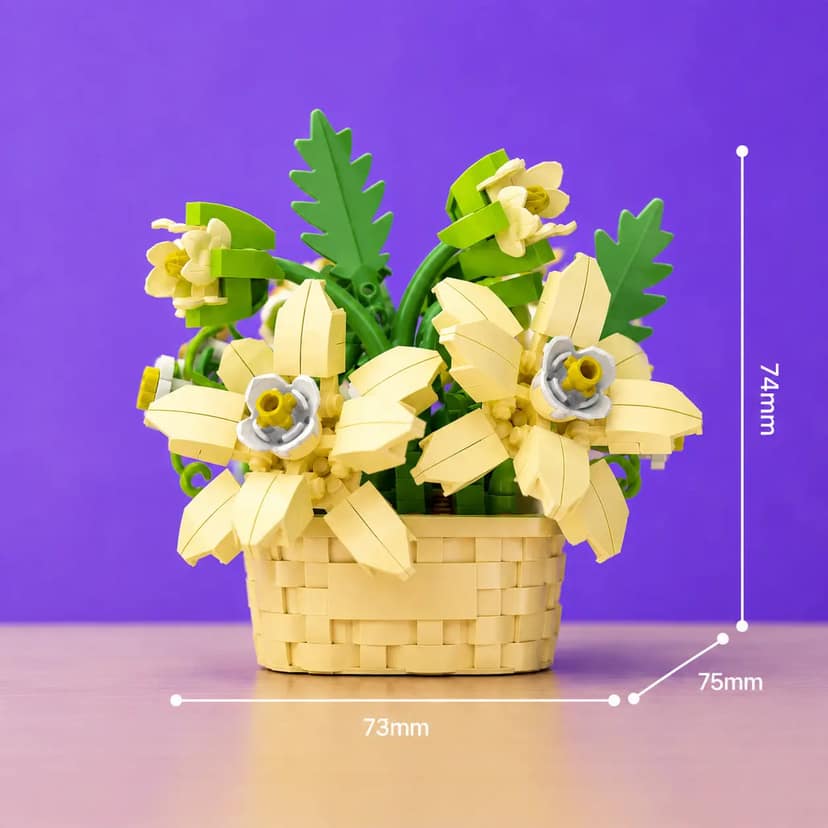 Yellow Charm Flowering Building Block (1Pc)