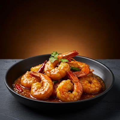 Ginger Prawns Wet