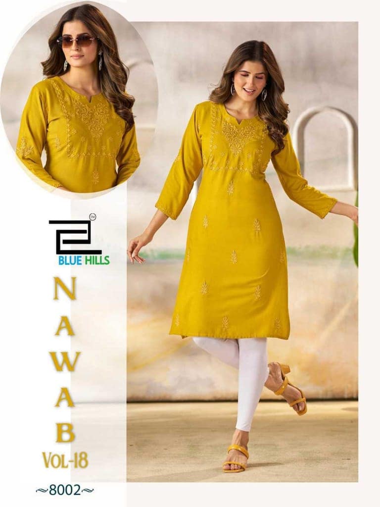 Rayon with Tone to Tone Embroidery Work