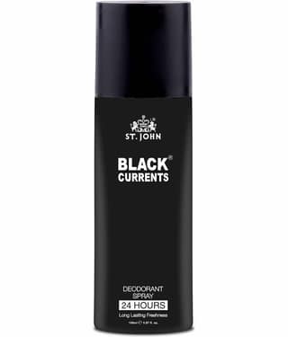St. John Black Currant Citrus, Spicy & Woody Deodorant Spray for Men 150 ml ( Pack of 1 )