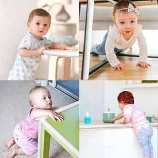 Corner Edge Protector – Soft Rubber Safety Bumper Guard for Baby Proofing Furniture, Table, & Bed (2 Mtr)