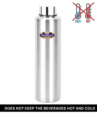 APEIRON NA Silver 1000 mL Stainless Steel Fridge Bottle set of 1