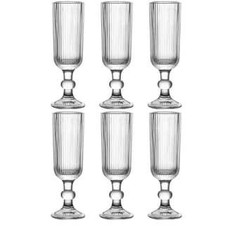 Wine Glasses | 150 ML | Premium, Champagne, Crystal, Vintage, Italian Glass Mug | Perfect for Home, Bar, Casino Party |