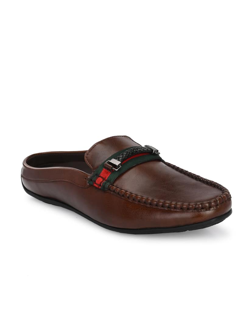 BUSKINS CASUAL MULES BA5659 BROWN view 2