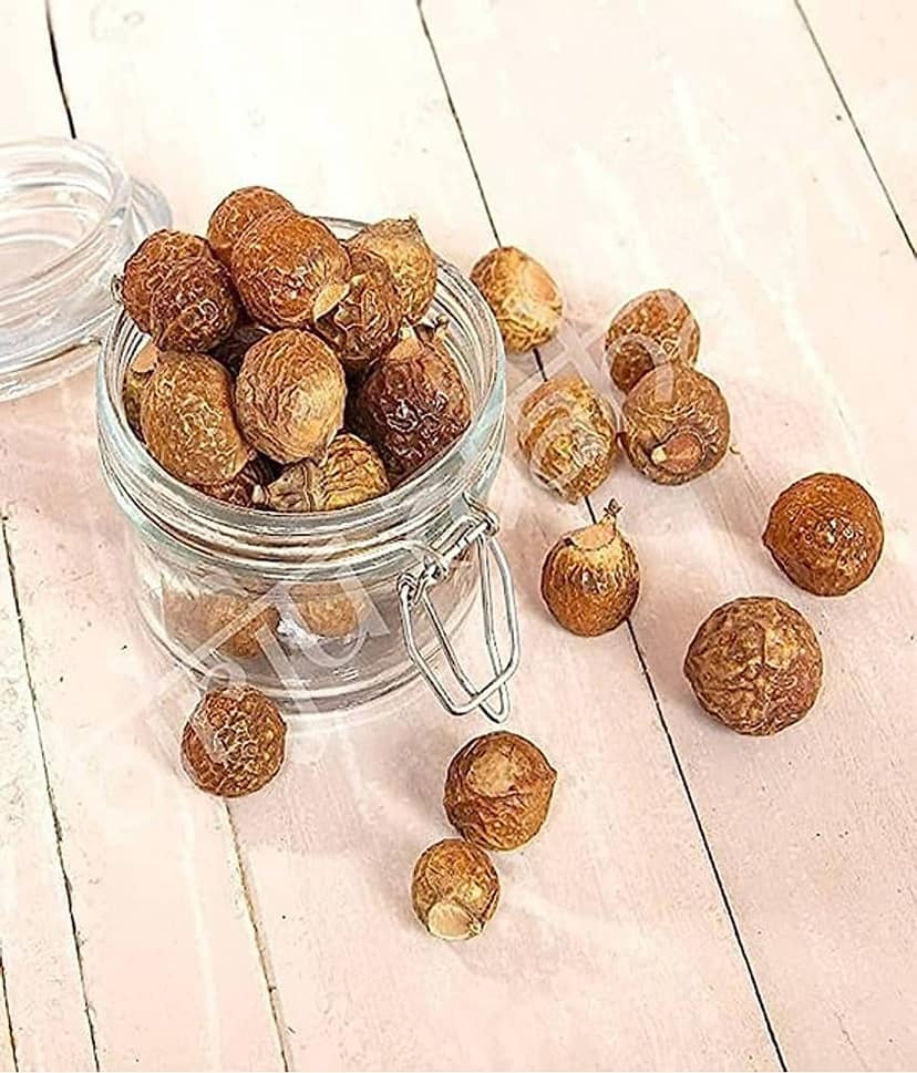 MYGODGIFT Organic Whole Dried Reetha/Ritha/Arith/Areetha Raw Form For Hairs 200 gm view 2