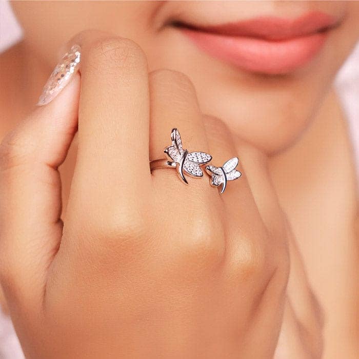Silver Garden Glory Ring view 2