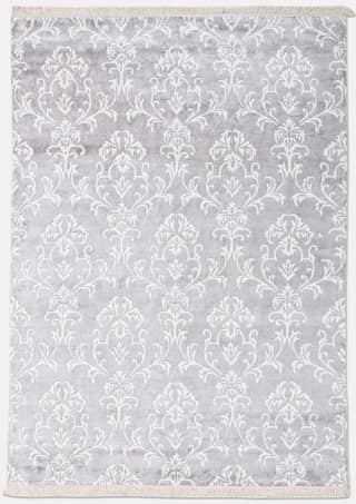 Neu Looms Bond Area Rug – Elegant Damask Pattern in Baby Blue & Ivory (Size 5x8, Cream-Sky)