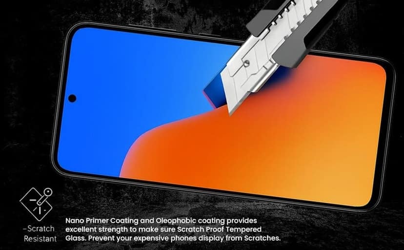 SKINOVITA Vivo Front Glossy Screen Protector | Crystal Clear HD Protection with Smooth Touch & Full Screen Coverage view 3
