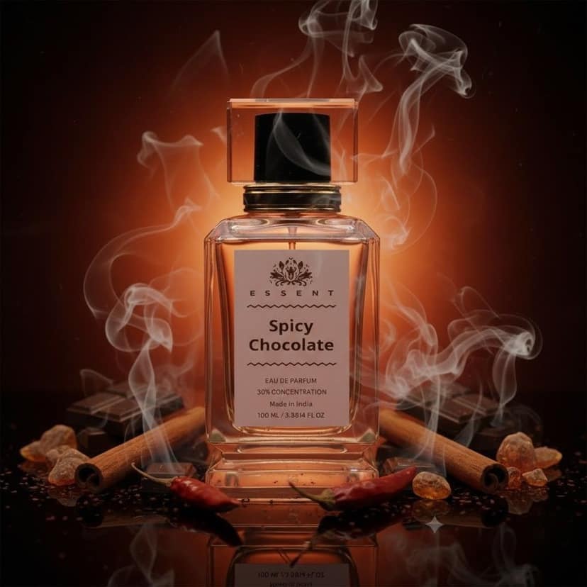 Essent Perfumes Spicy Chocolate Eau de Parfum (EDP) – Warm Spicy Cocoa Sweet Long Lasting Perfume – Unisex Fragrance view 4