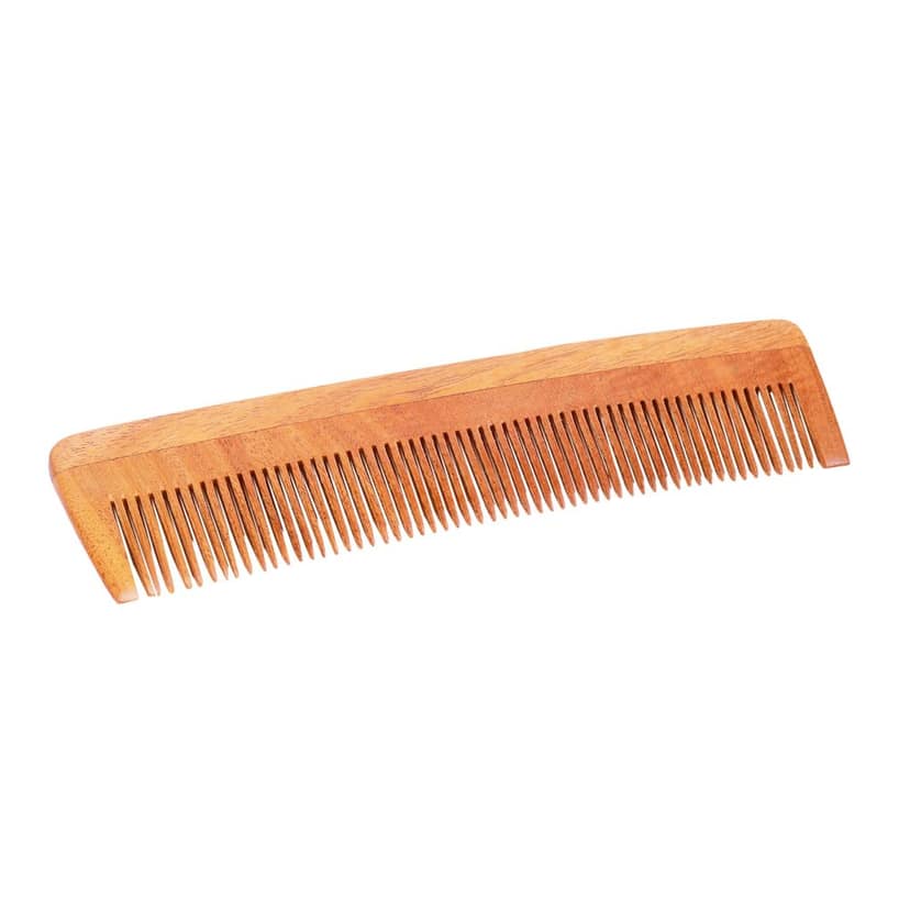 Neem Wood Combs (Set of 2 combs) – UNISEX (Anti-Bacterial & Anti-Fungal) view 3