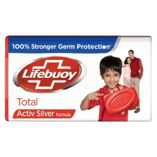 Lifebuoy Bathing Soap Total 100% Stronger Germ Protection 4 x 125g