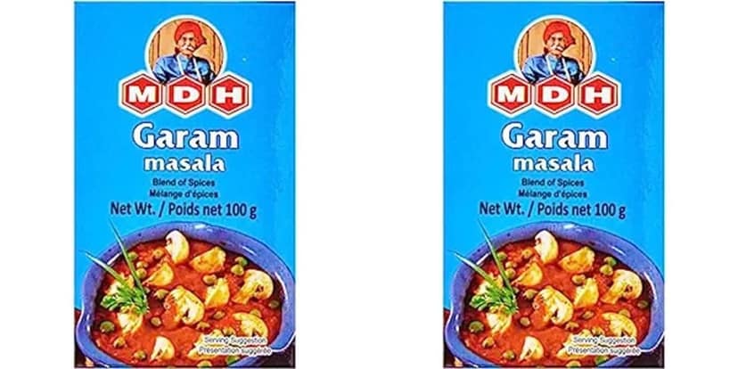 MDH Spices | Garam Masala | 100 Gm Each | Pack of 2 | 200 Gm Pack