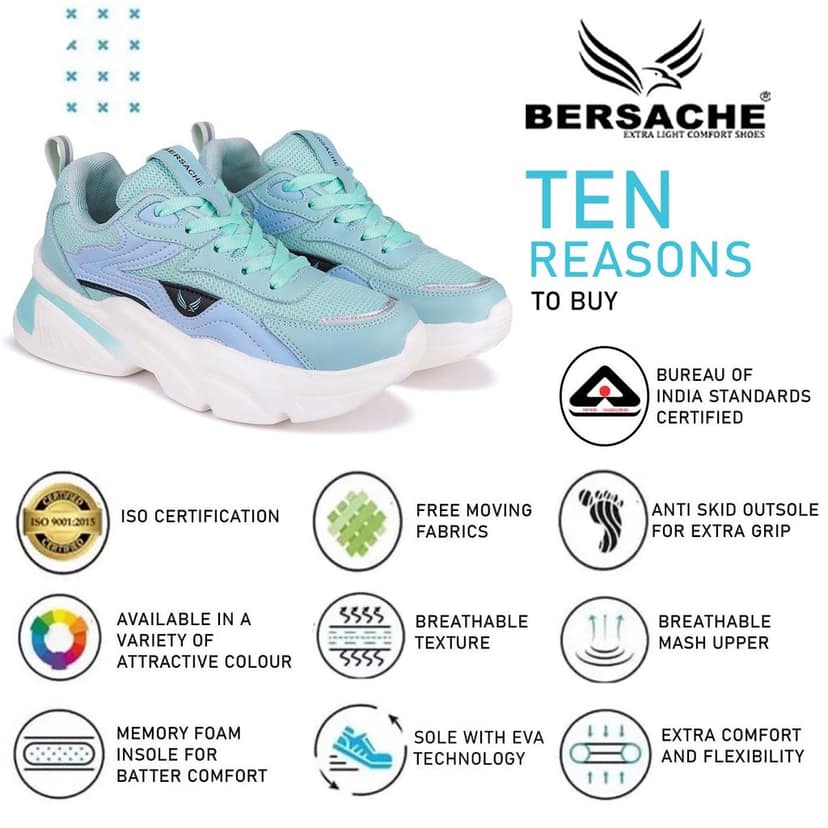 Bersache Premium Sports ,walking,Gym,cricket, Trending Running Shoes For Women's view 7