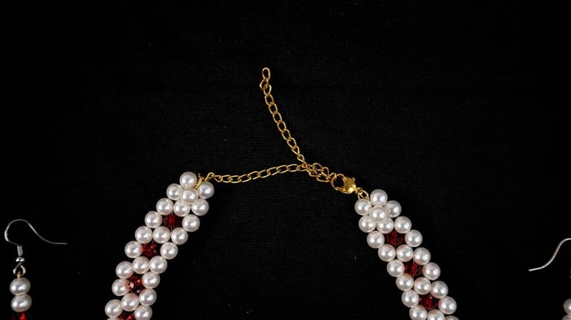 Pearl beads Chain-1 view 4