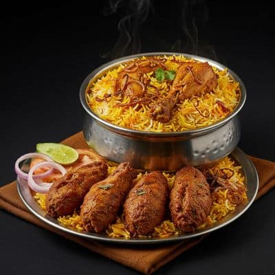 Hyd Special Chicken Kabab Biryani