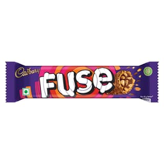 Cadbury Fuse Peanut & Caramel Filled Chocolate Bar, 45G